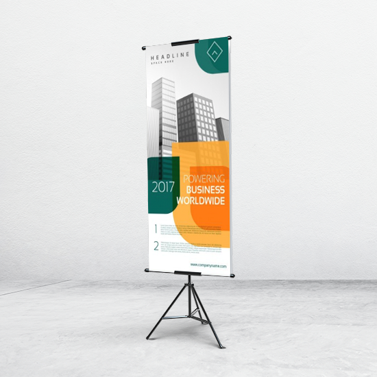 Tripod Banner Albatros 210grm (85 x 200 cm)