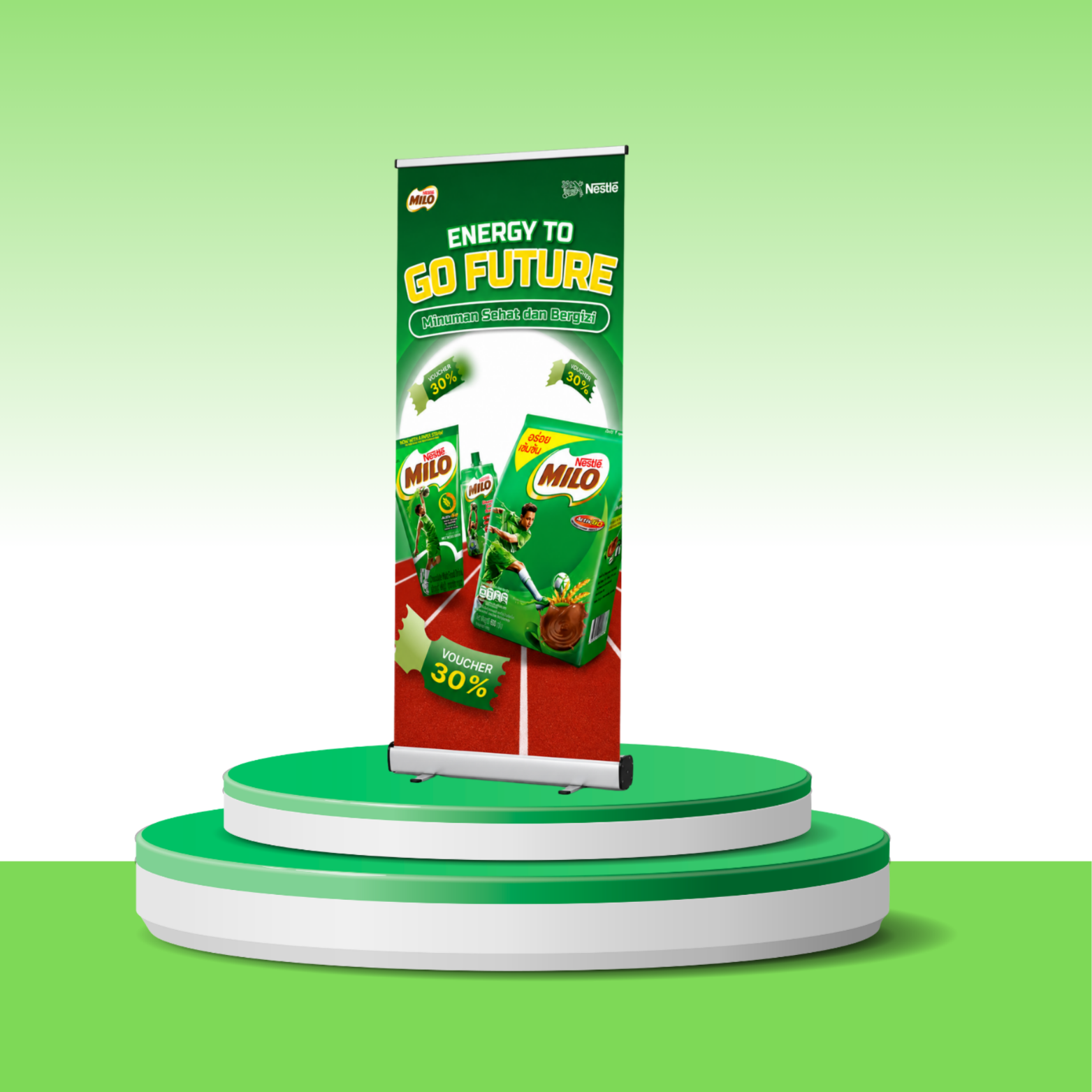 Roll-Up Banner Flexy China 340grm (60 x 160 cm)
