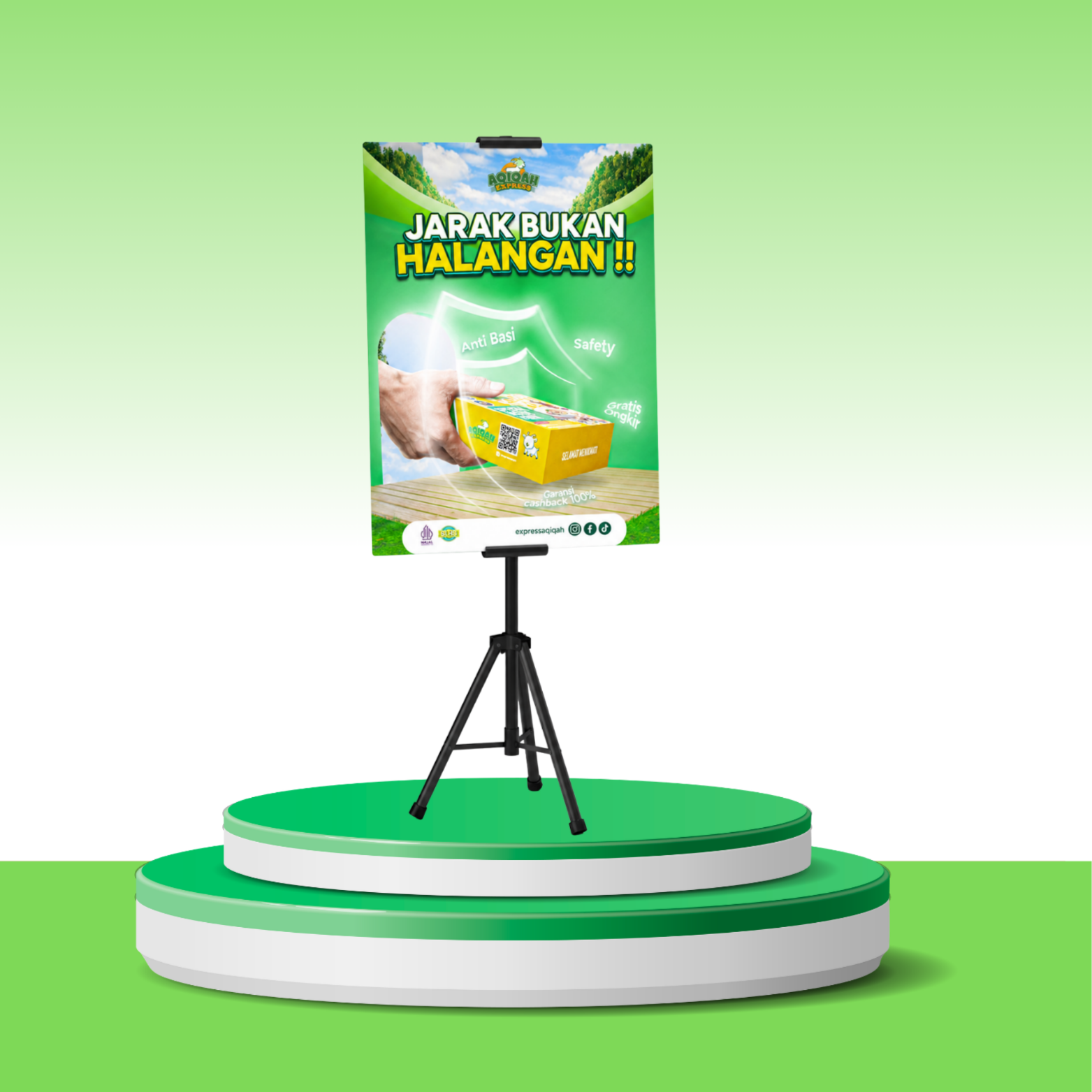 Tripod Poster Foamboard A1 (60 x 80 cm)